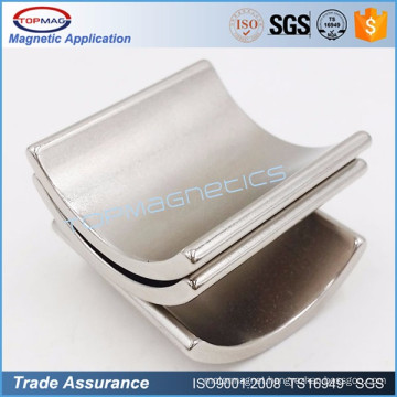 Arc Shape Segment Neodymium for Wind Turbine Generator